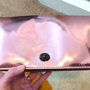 Coach 1941 pink metallic dinky crossbody